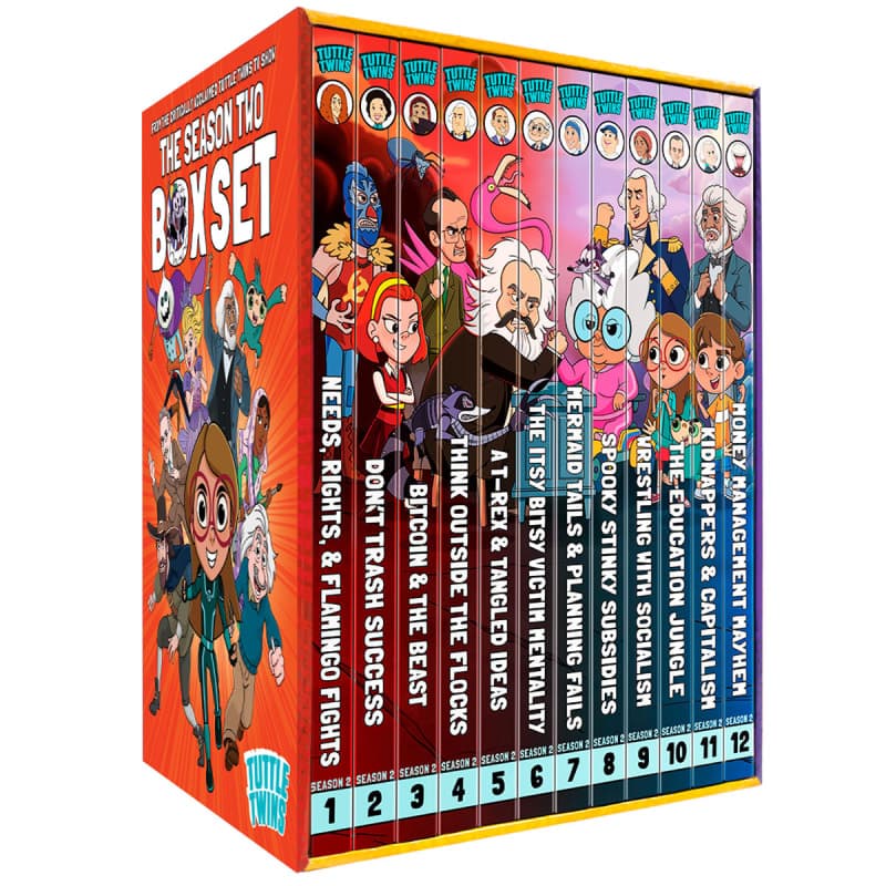Tuttle Twins Season 2 Graphic Novel Hardcover Box