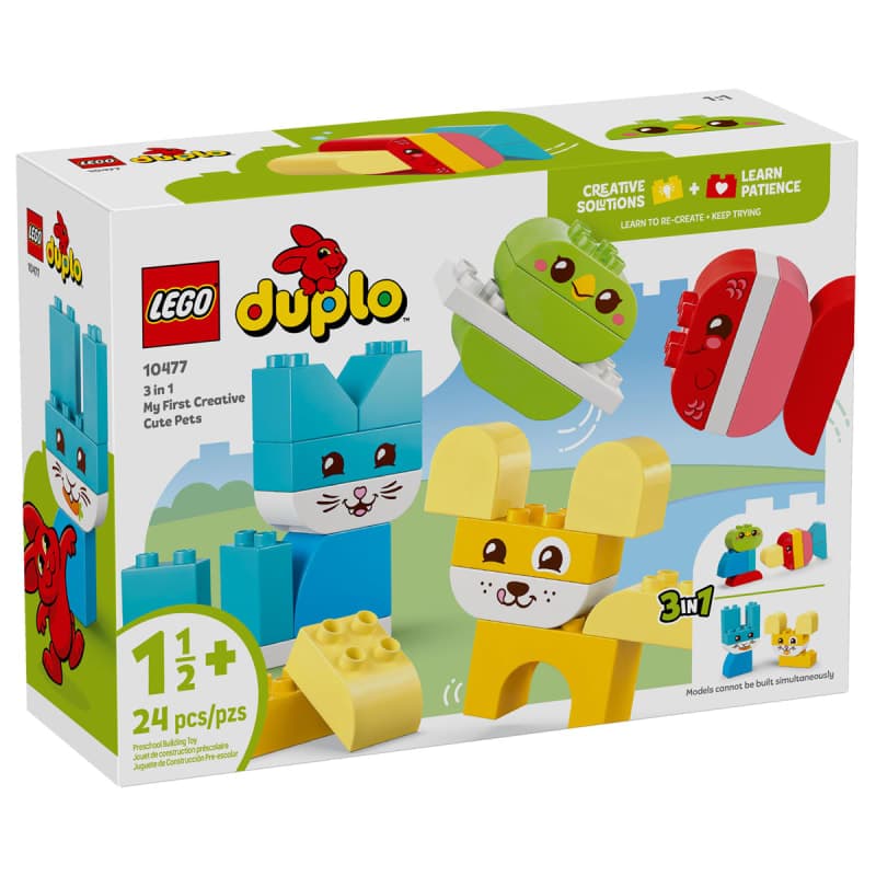 LEGO DUPLO My First 3 in 1 Creative Cute Pets