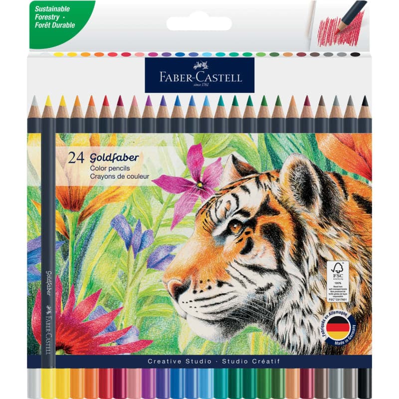 Goldfaber Color Pencils - 24 count