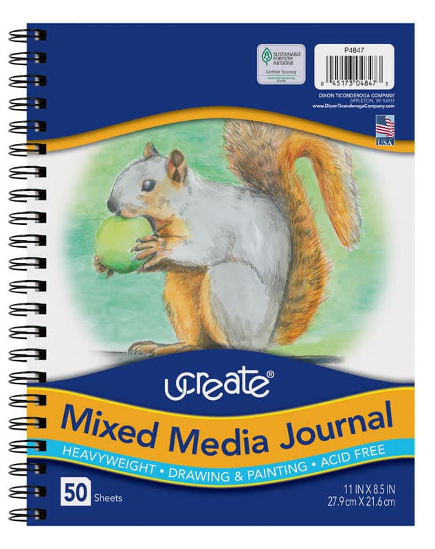 UCreate Mixed Media Journal - 11" x 8.5"