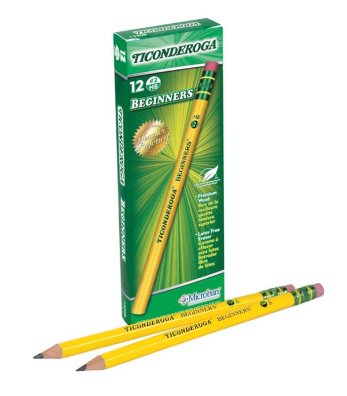 Dixon Ticonderoga Beginner Pencils with Eraser -
