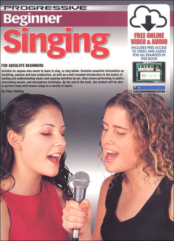 Progressive Beginner Singing w/ Online Audio &