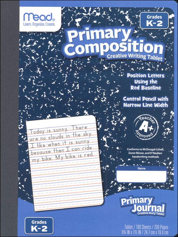 Mead Primary Composition Book Grade K-2 (100