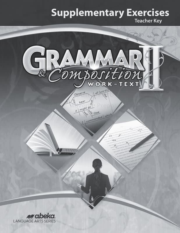 Abeka Grammar and Composition II Supplementary