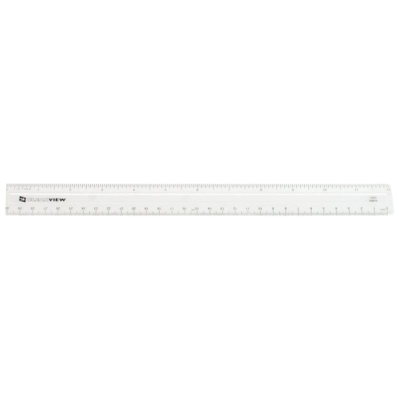 Ruler, 12" View-Thru Basic