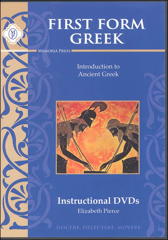 Memoria Press First Form Greek Instructional DVDs