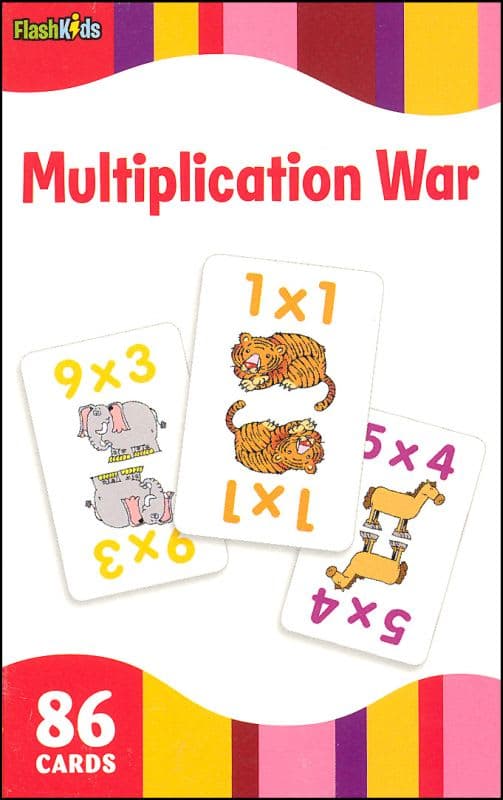 Multiplication War Flashcards