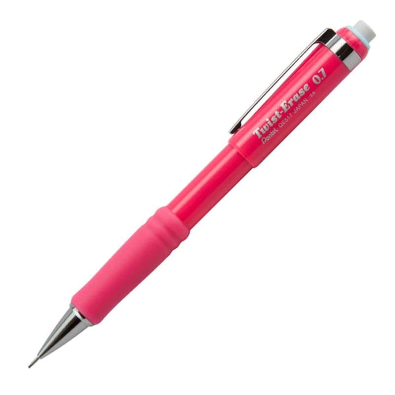 Pentel Twist-Erase III 0.7 Pencil - Pink Barrel