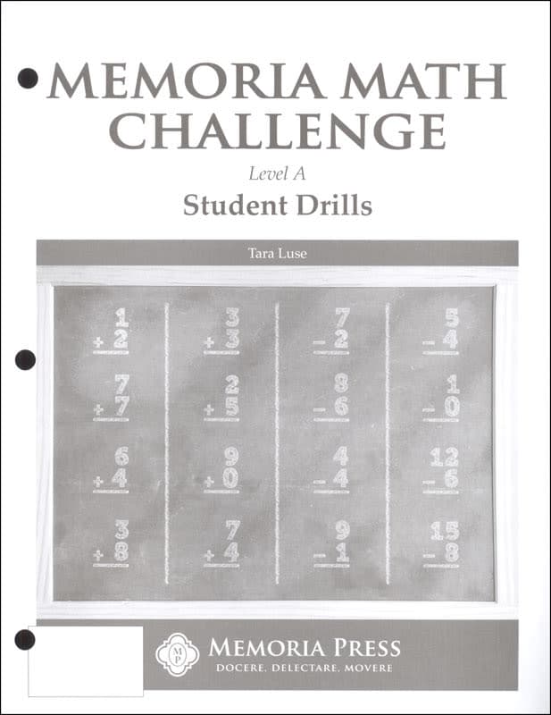 Memoria Math Challenge: Level A Student Drills