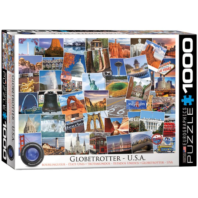 Eurographics Globe Trotter - USA 1000-piece