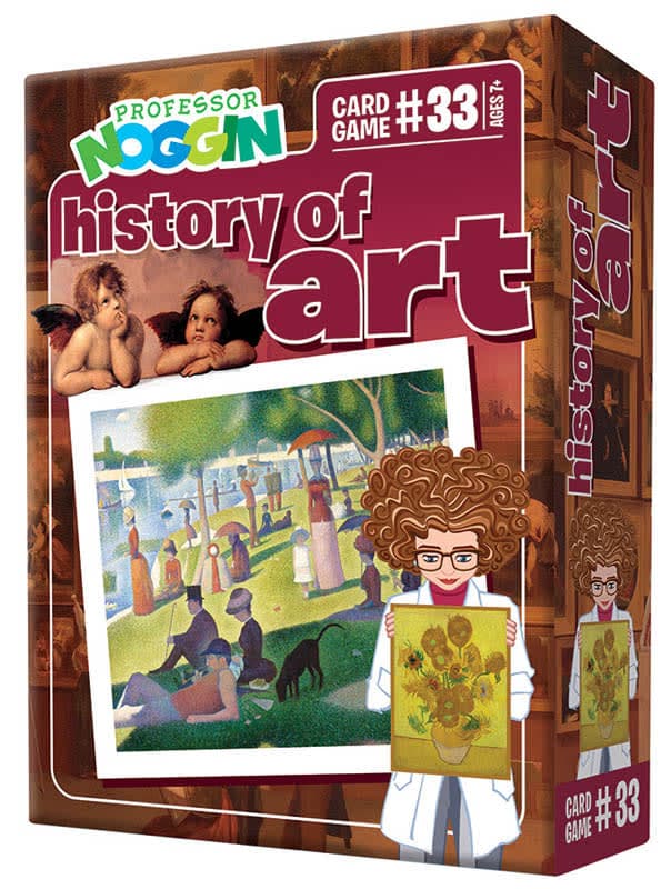 Professor Noggin History of Art Card Game