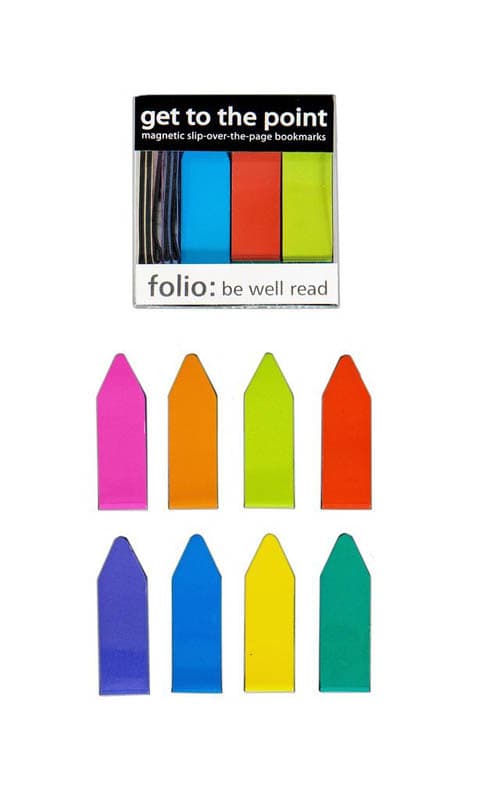Get to Point Magnetic Bookmarks (Neon) Box/20