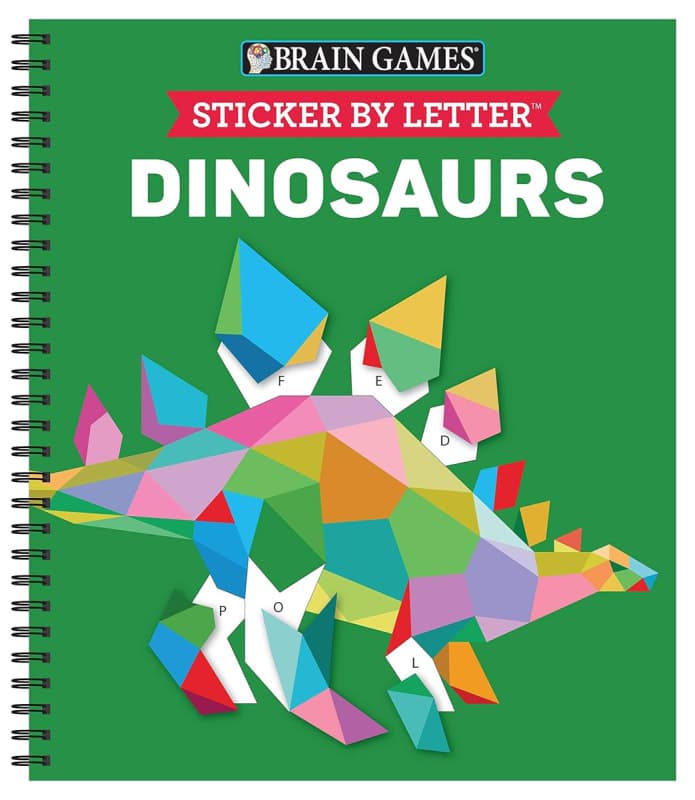 Sticker by Letter - Dinosaurs (Brain Games) 52
