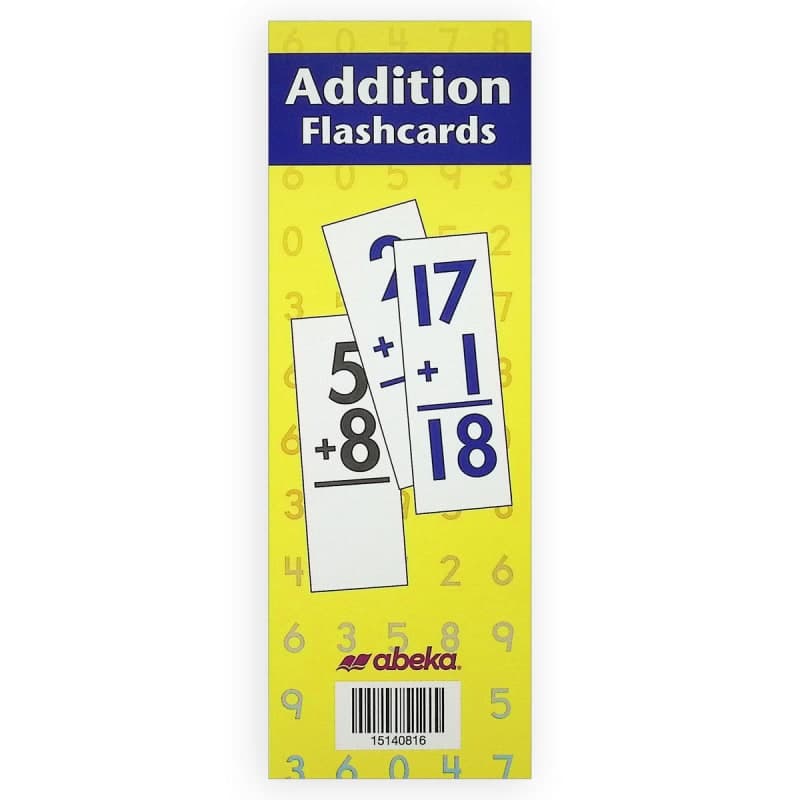 Abeka Addition Flashcards