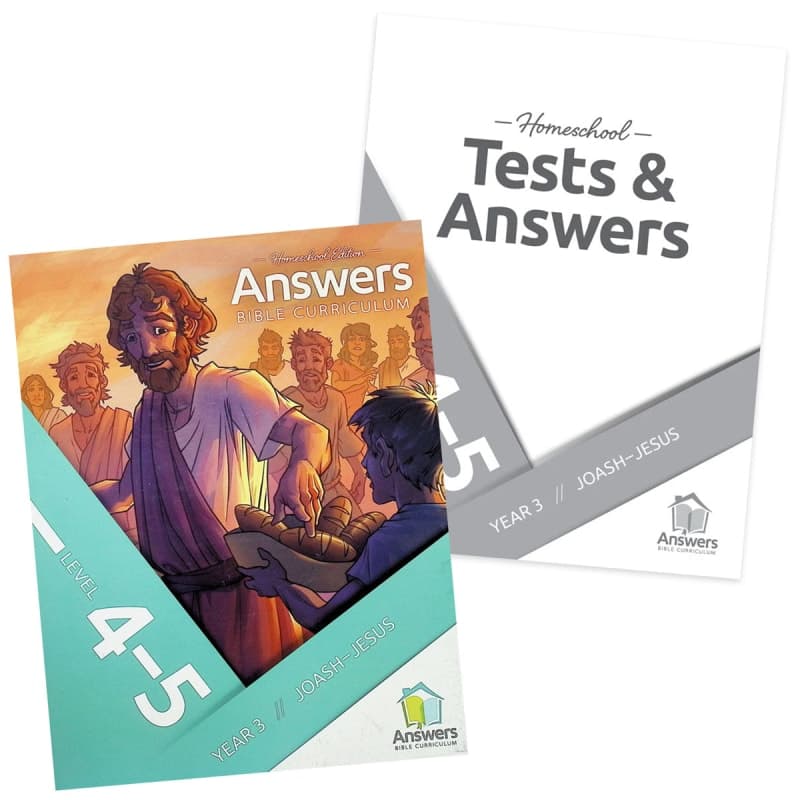 Answers Bible Curriculum Year 3 Homeschool
