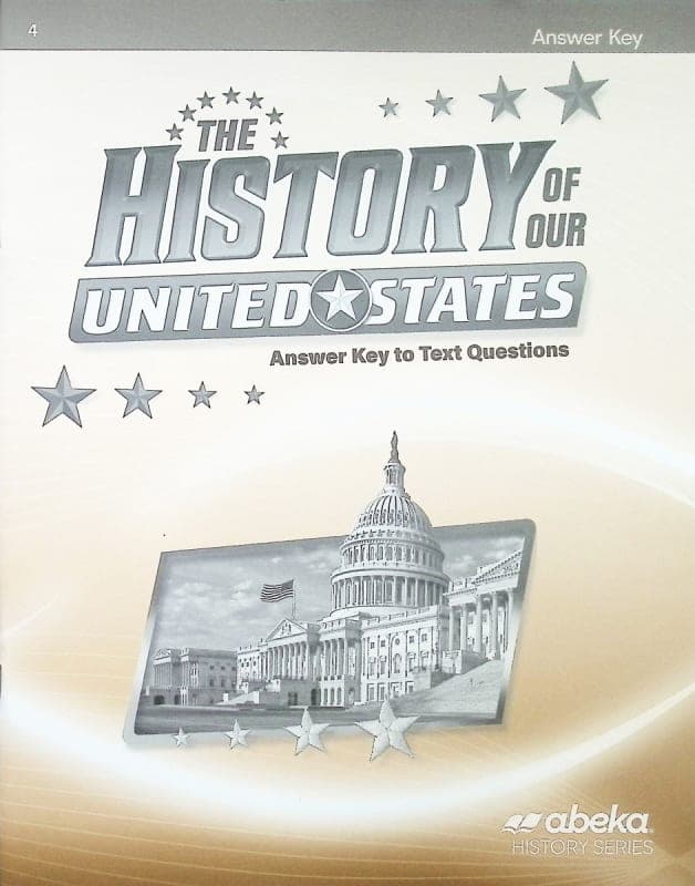 Abeka History of Our United States Answer Key -