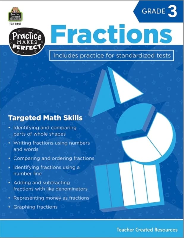 Practice Makes Perfect: Fractions (Grade 3)