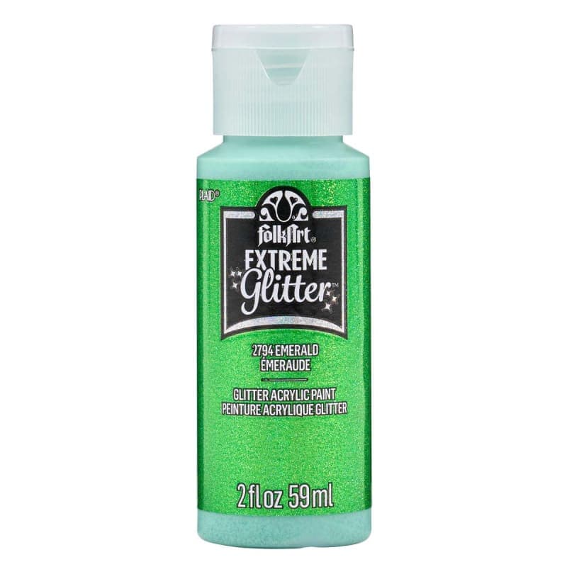 Folkart Color Acrylic Paint Emerald Extreme