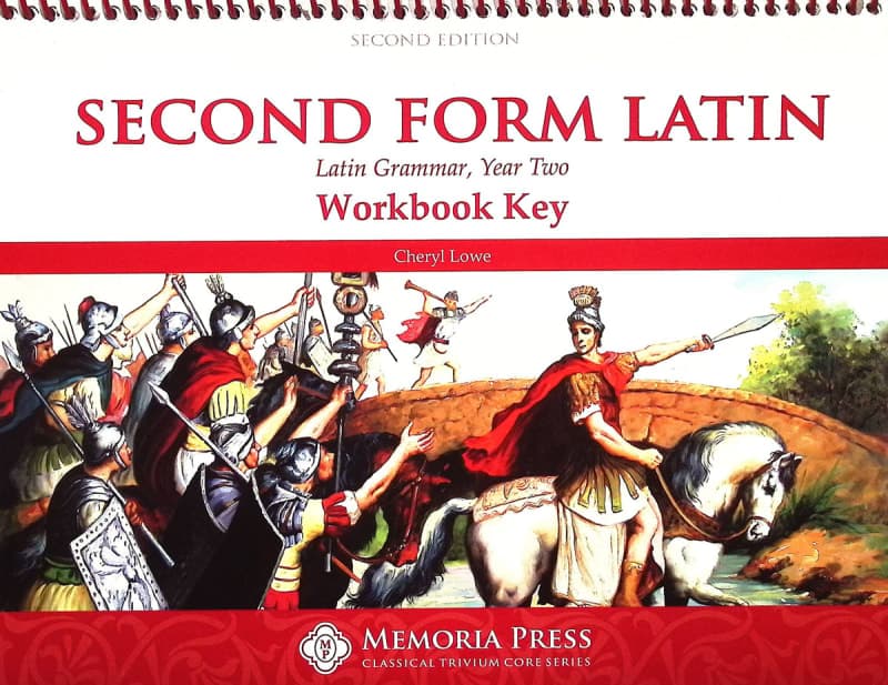 Memoria Press Second Form Latin Workbook Key (2nd