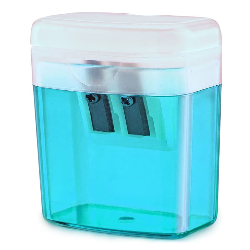 Double Blade Pencil Sharpener - Blue