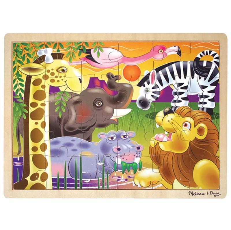 Melissa & Doug African Plains - 24 Piece Jigsaw