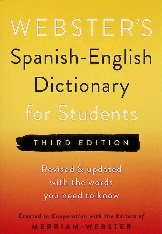 Webster's Spanish-English Dictionary for Students