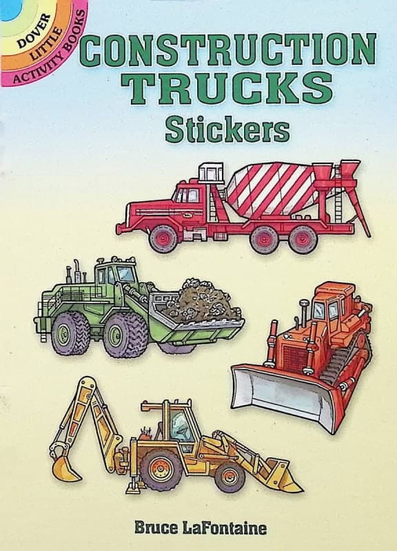 Construction Trucks realistic stickers