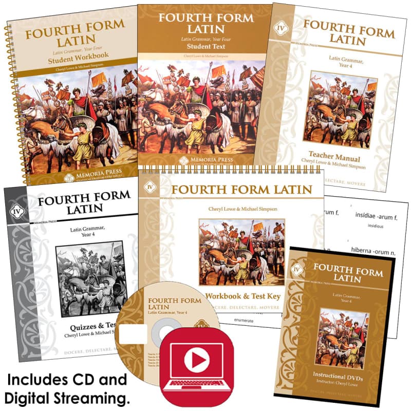 Memoria Press Fourth Form Latin Complete Set