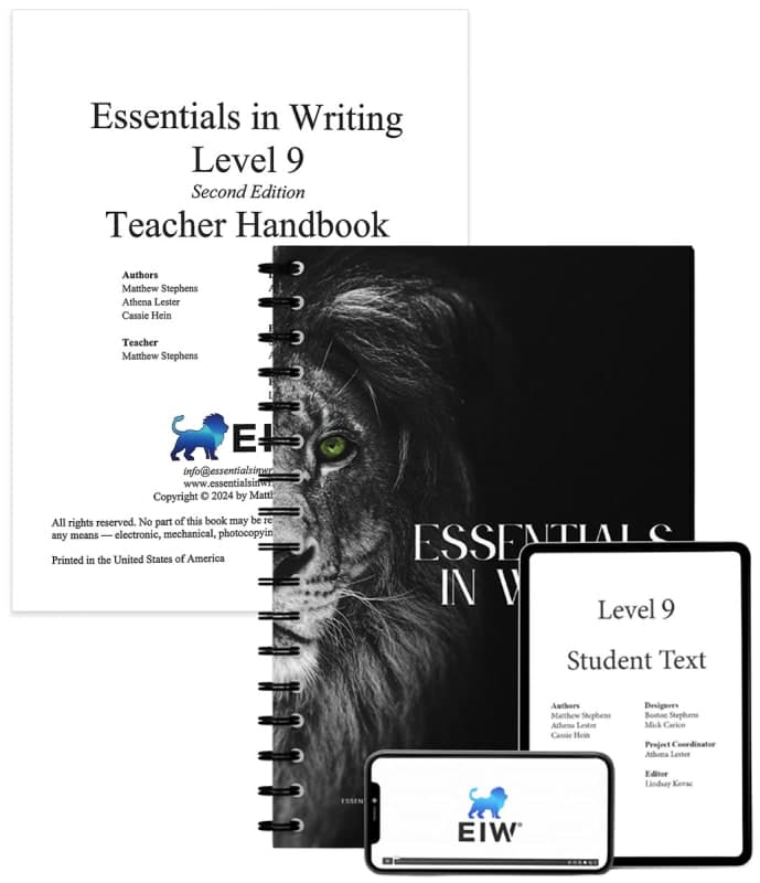 Essentials in Writing Level 9 Bundle (Textbook,