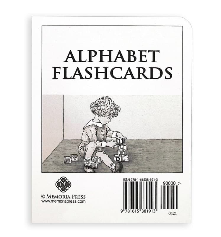 Memoria Press Alphabet Flashcards