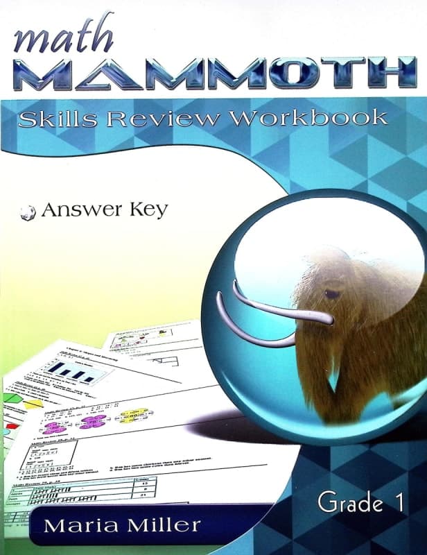 Math Mammoth Grade 1 Color Skills Review Workbook