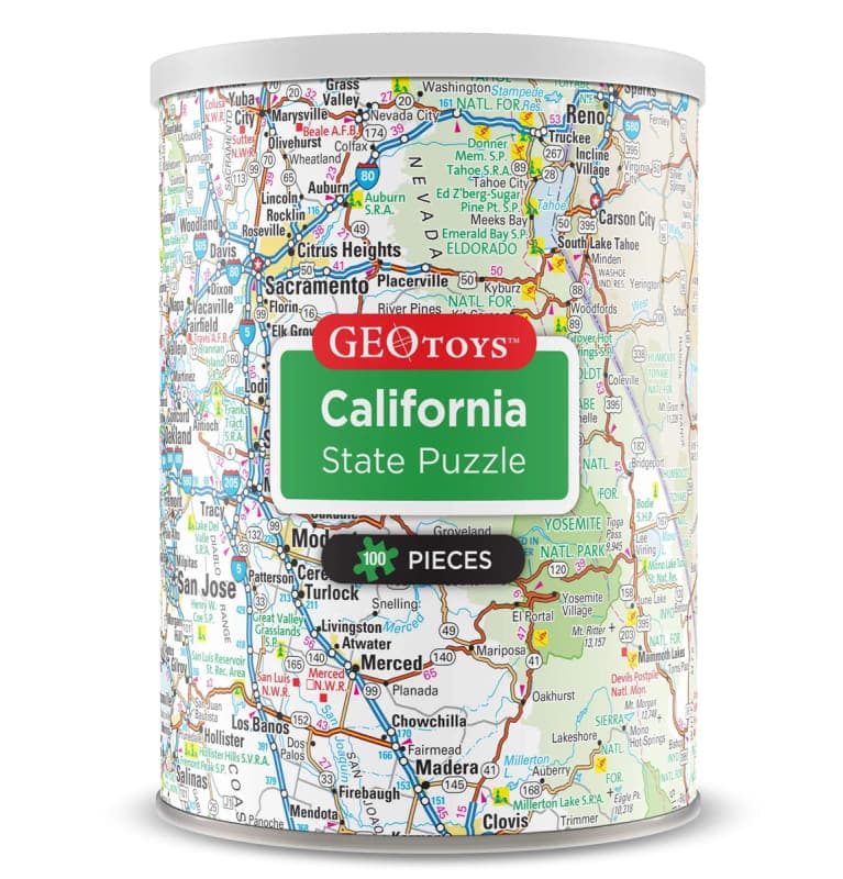 California Mini Puzzle - 100 pieces