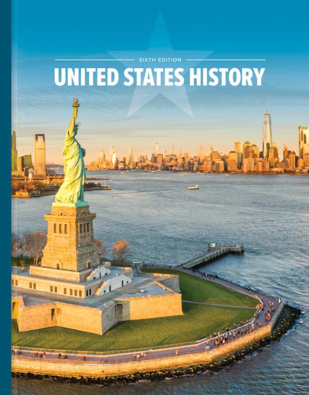 BJU Press United States History Student Text 6th