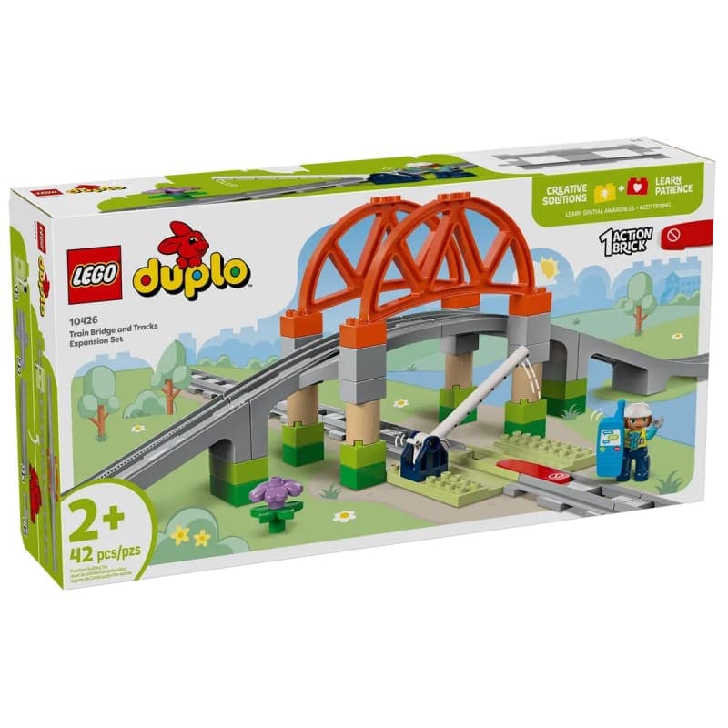 DUPLO Town Train Bridge and Tracks Expansion Set