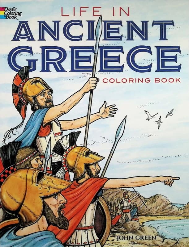 Life in Ancient Greece Coloring Book
