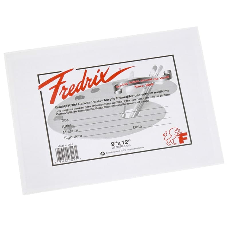 Fredrix Canvas Panel 9" x 12"