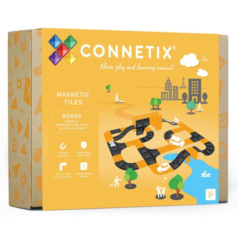 Connetix Roads, Ramps & Intersections Pack (16