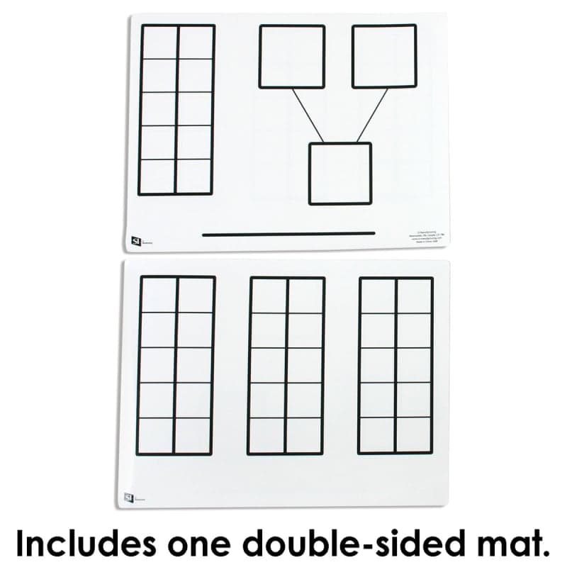 Ten Frames/Number Bond Dry Erase Board