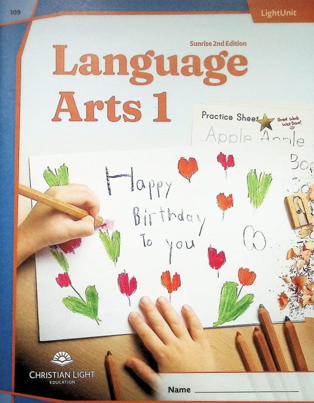 Christian Light Language Arts LightUnit 109