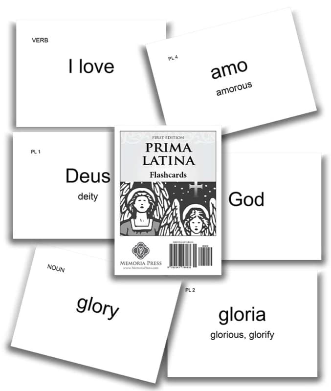 Memoria Press Prima Latina Flashcards