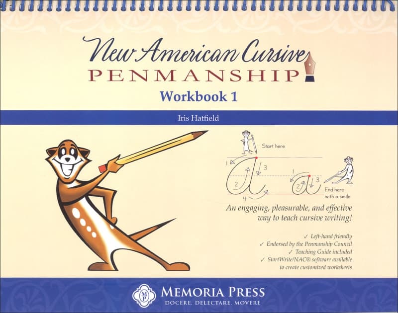 Memoria Press New American Cursive Penmanship