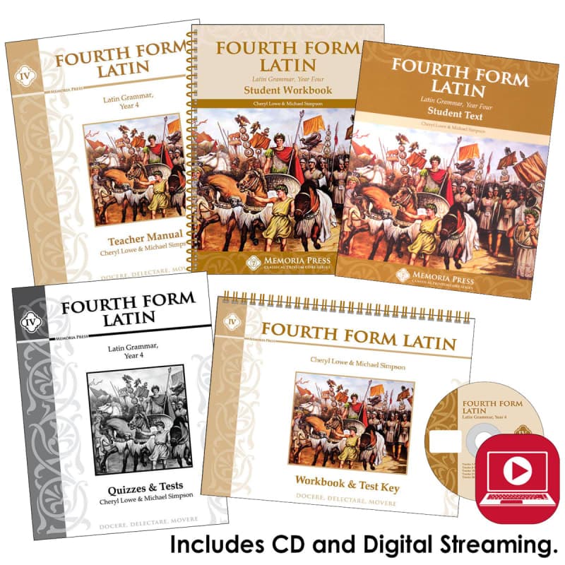 Memoria Press Fourth Form Latin Text Set