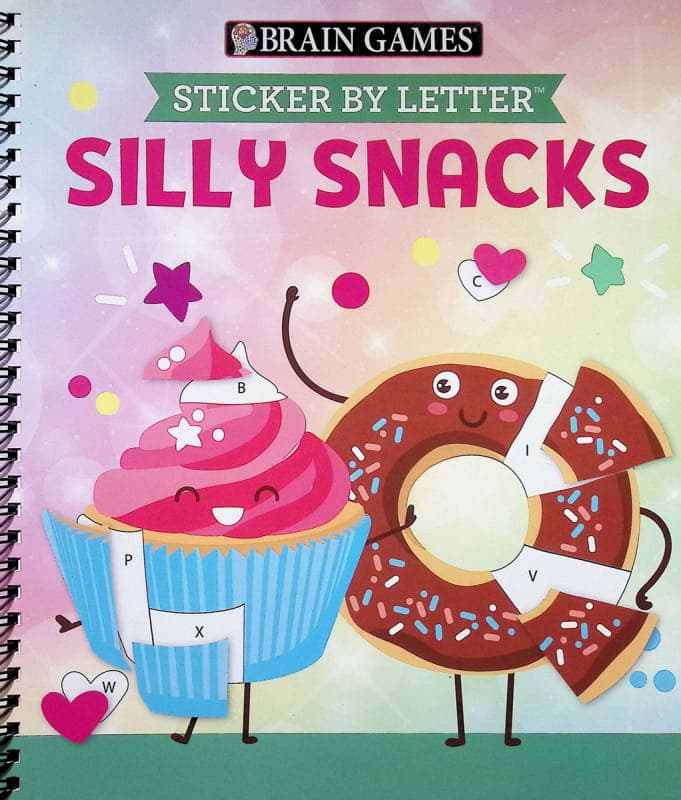 Sticker by Letter - Silly Snacks (Brain Games) 52