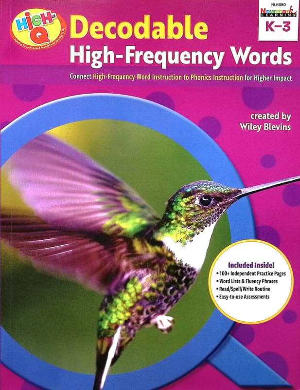Decodable High-Frequency Words Workbook - K-3