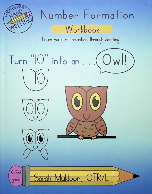 Number Formation Workbook (Doodles Help Hand