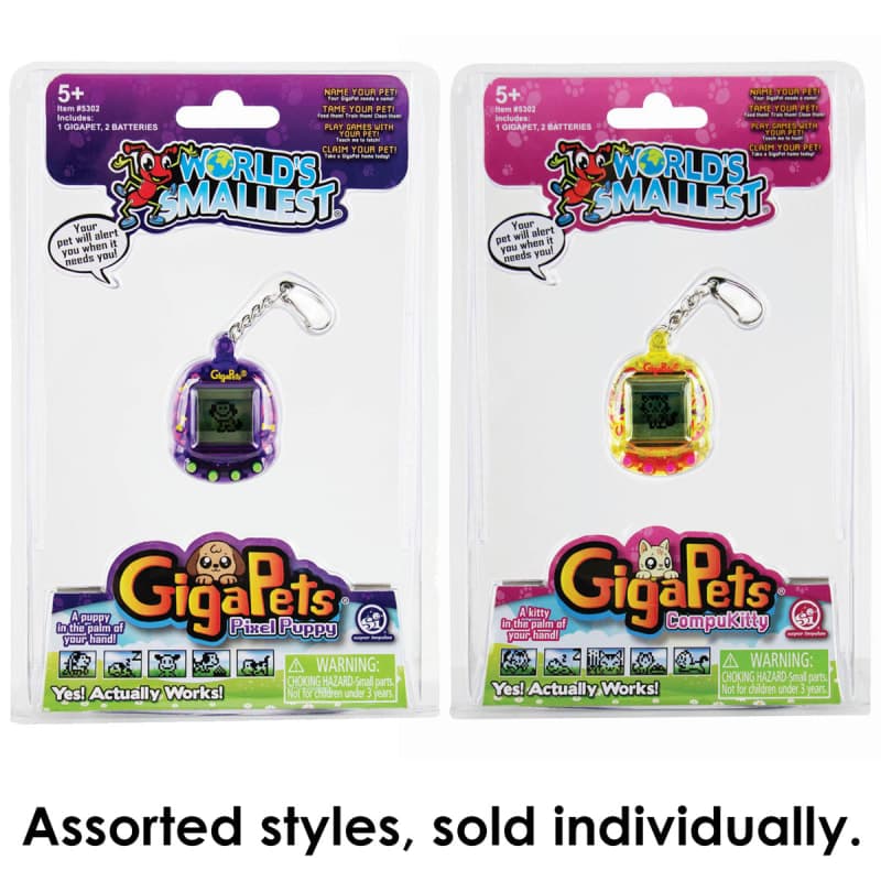 World's Smallest GigaPet (assorted style Kitty or