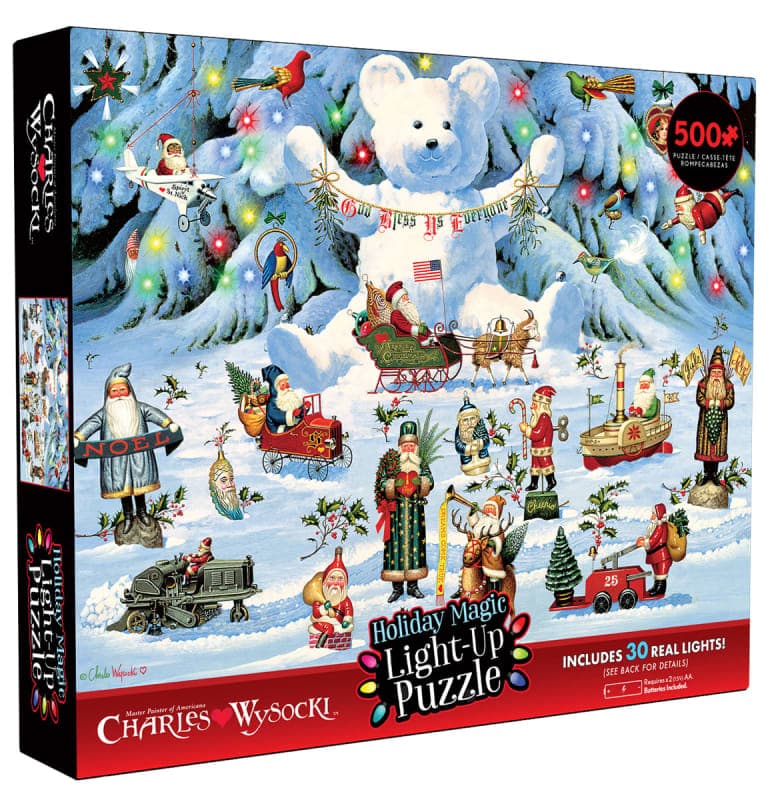 Ceaco Holiday Magic Light-Up Puzzle (Charles