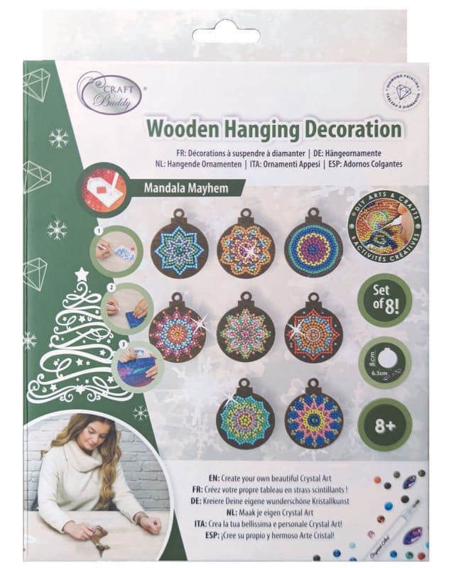 Crystal Art Deco Kit: Hanging Mandala