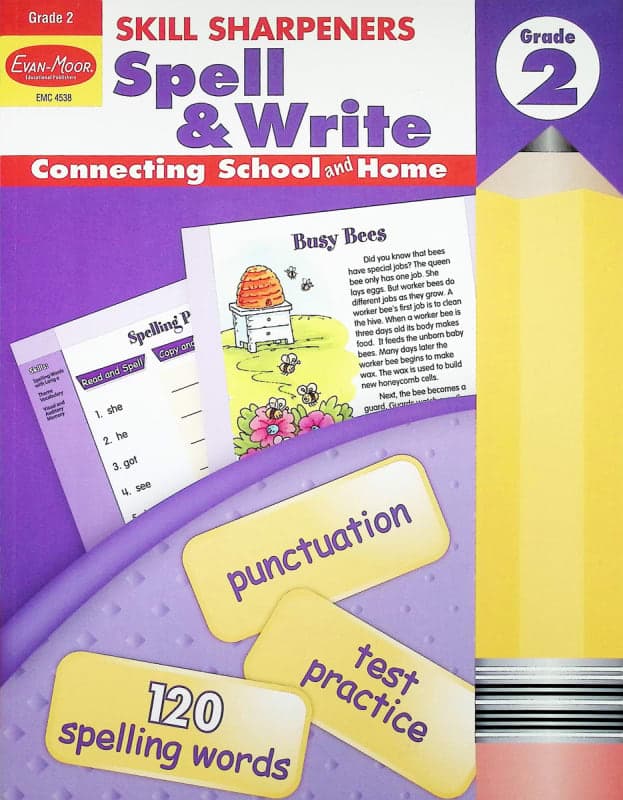 Skill Sharpeners: Spell & Write - Grade 2