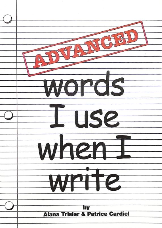 Advanced Words I Use When I Write Dictionary